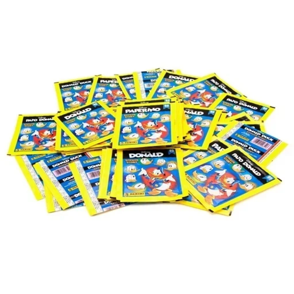 PANINI Дональд Дак 85 лет. История в наклейках. 10 пакетиков.